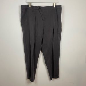 SUNDANCE Grey Cropped Tapered Leg Lightweight Soft Pants